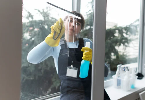 Nettoyage de vitres intérieures et extérieures aux Sauvages